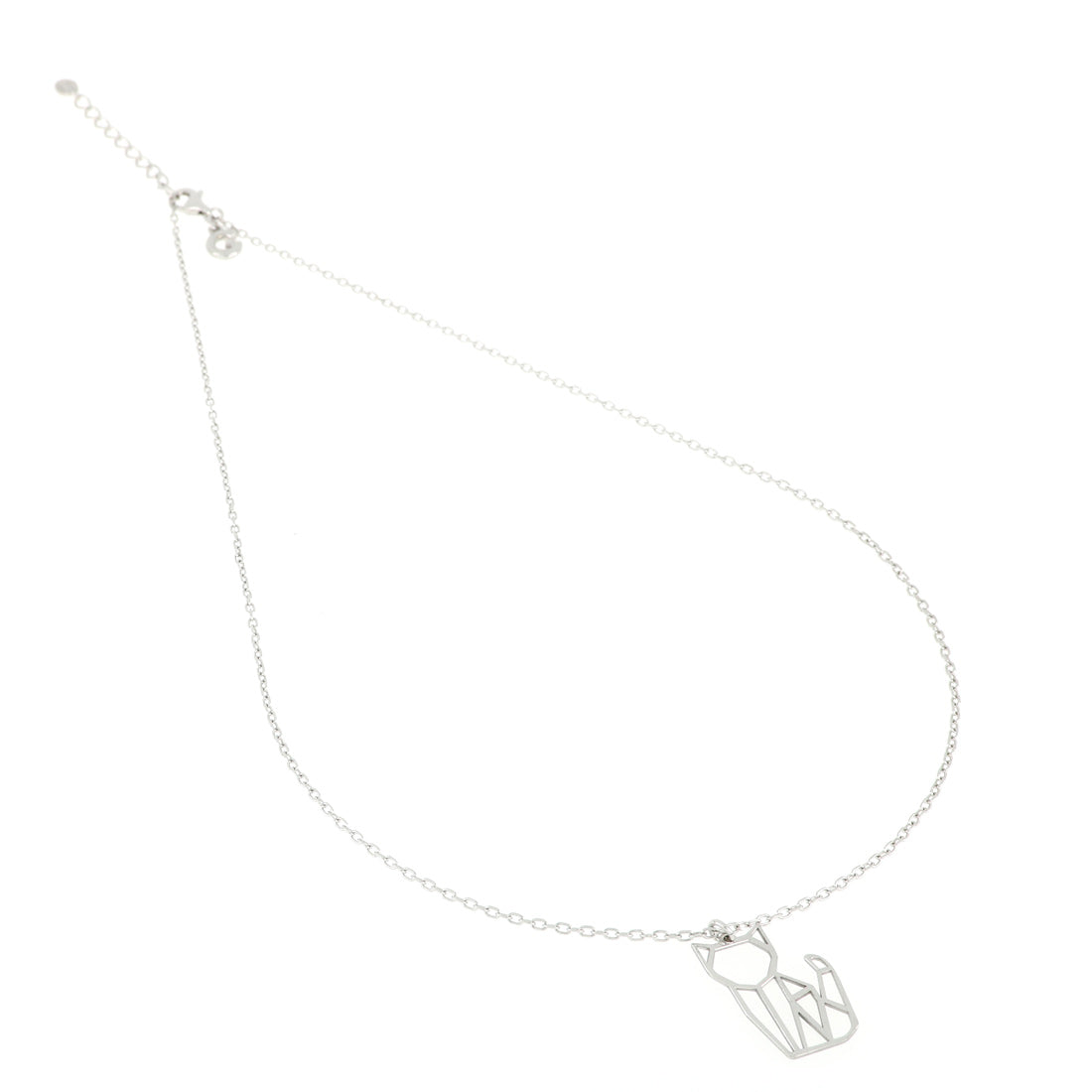 Collana con gatto in argento 925