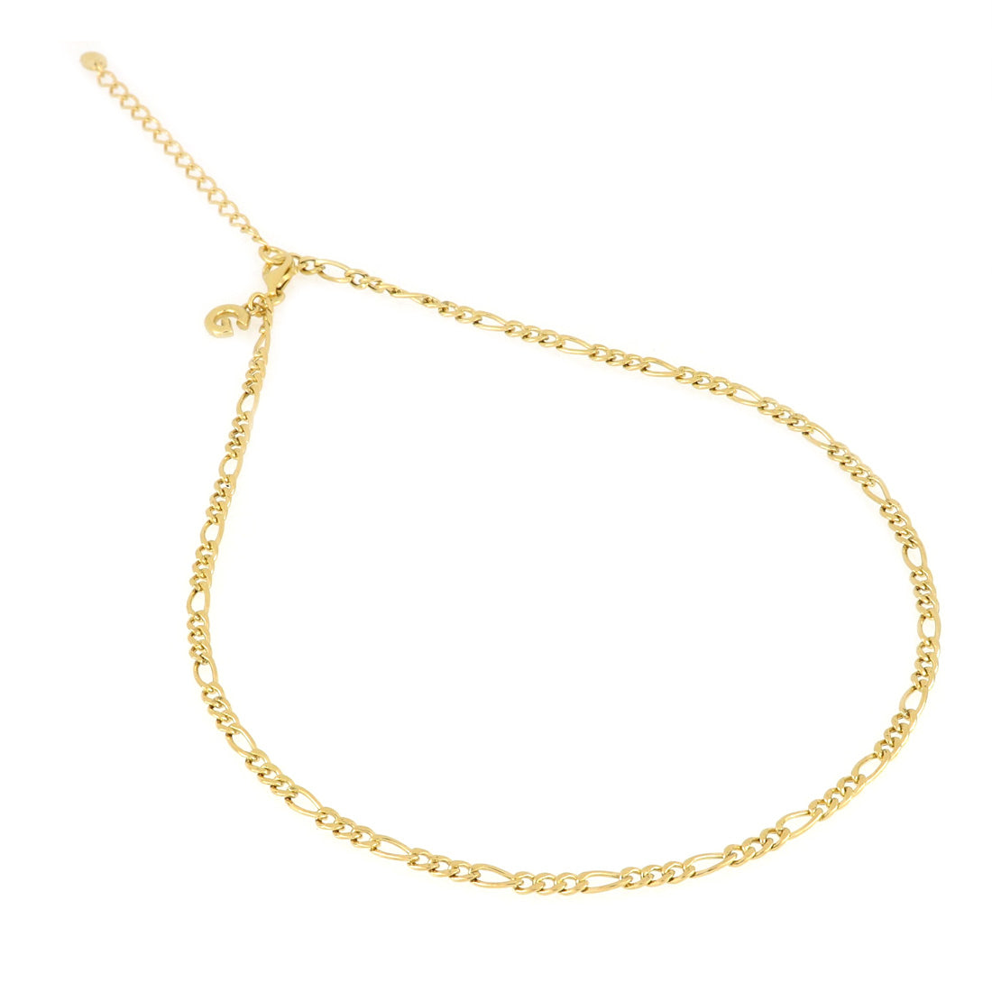 collana girocollo figaro placcata oro