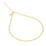 collana girocollo figaro placcata oro