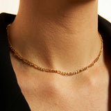 Women's Figaro Choker Silver