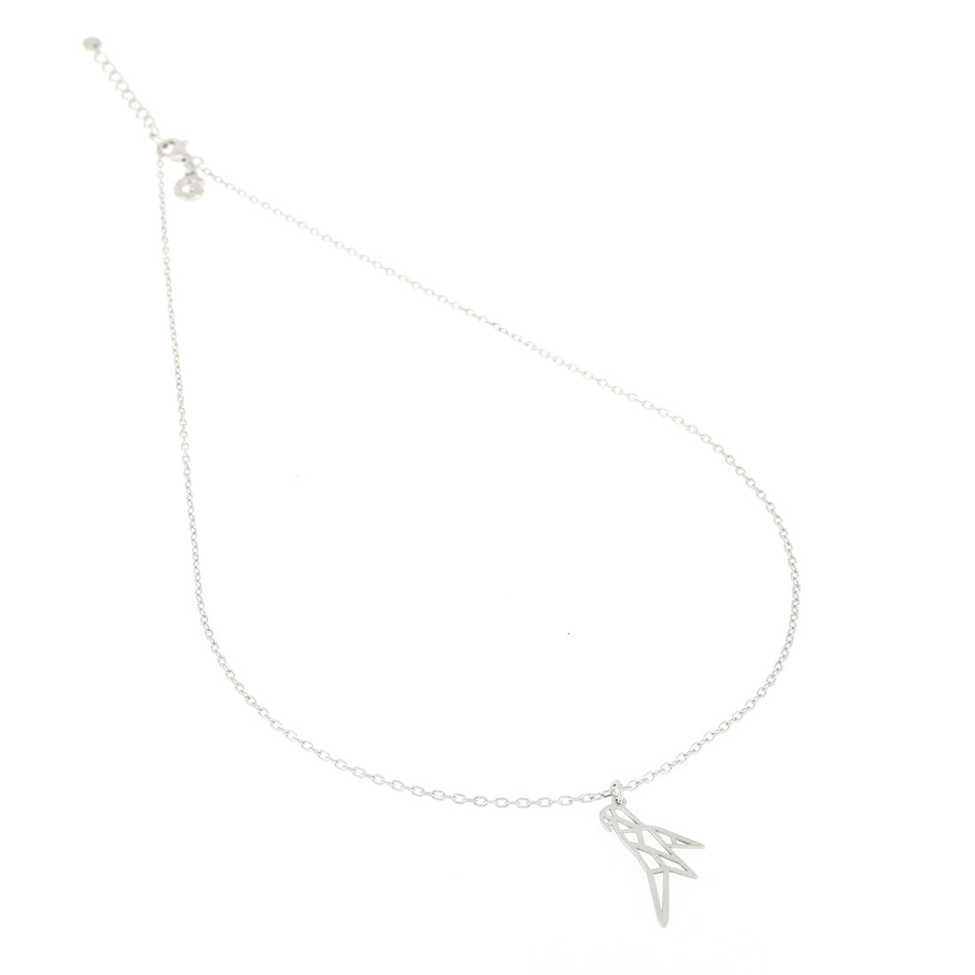 Collana con pendente pappagallo in argento
