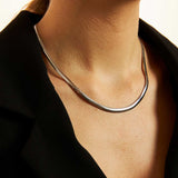 Big snake necklace and bracelet set
