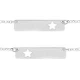 Star Plate Chain Necklace