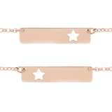 Star Plate Chain Necklace