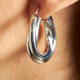 Bice silver earrings for women