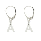 Orecchini con lettera del nome in argento 925