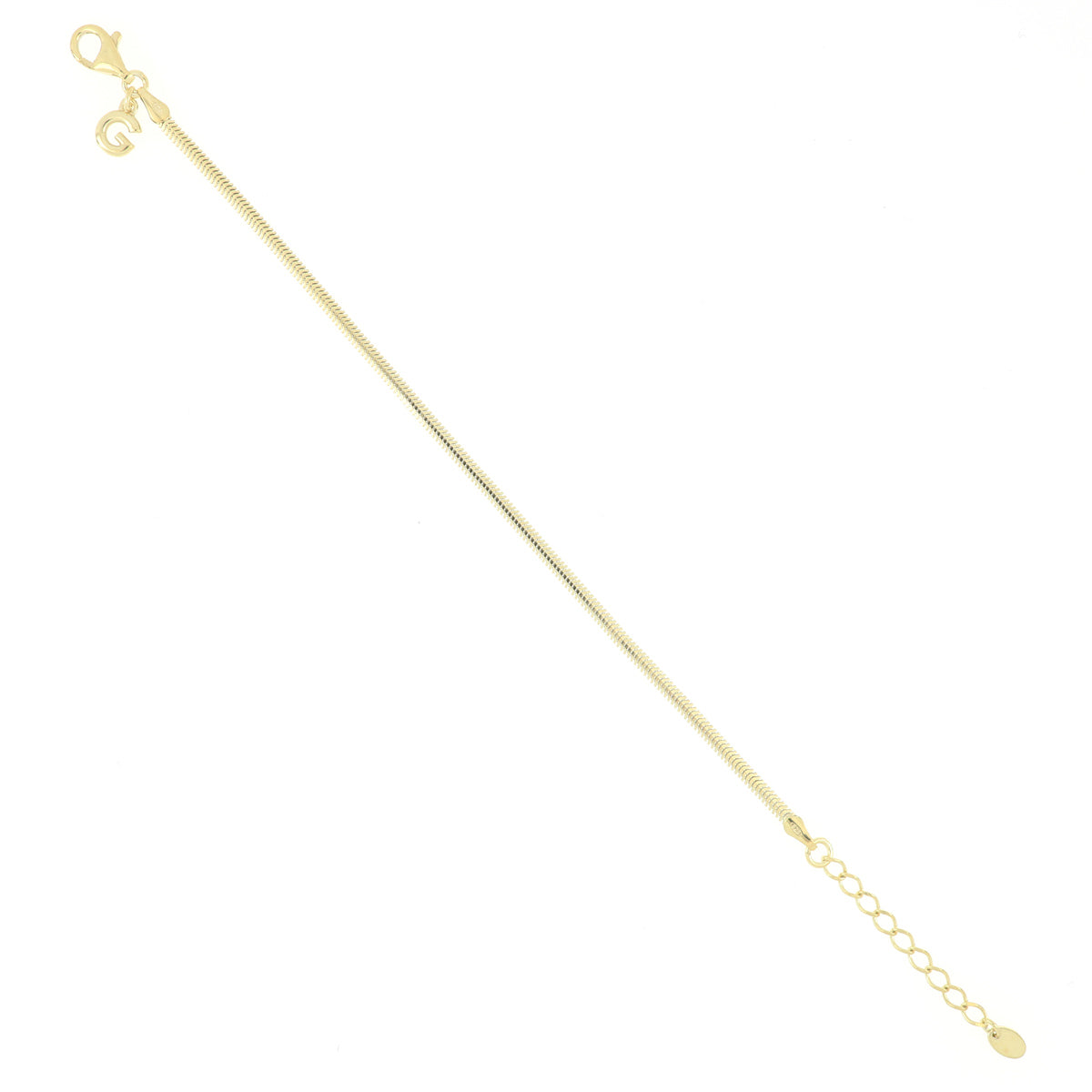 Bracciale snake soft placcato oro